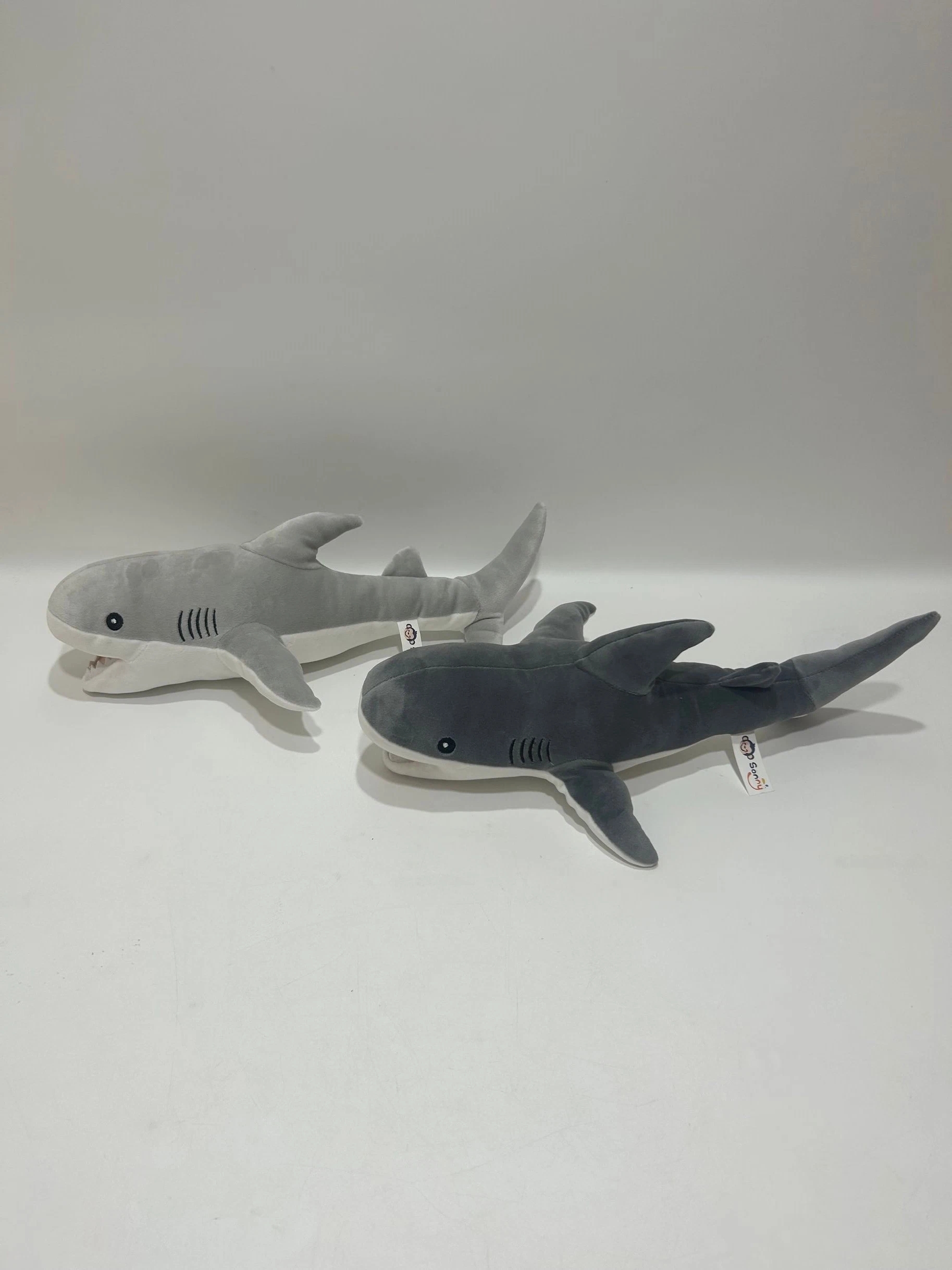 Two Grey Color Shark Children Like 2023 Hot Selling Perfect Gift