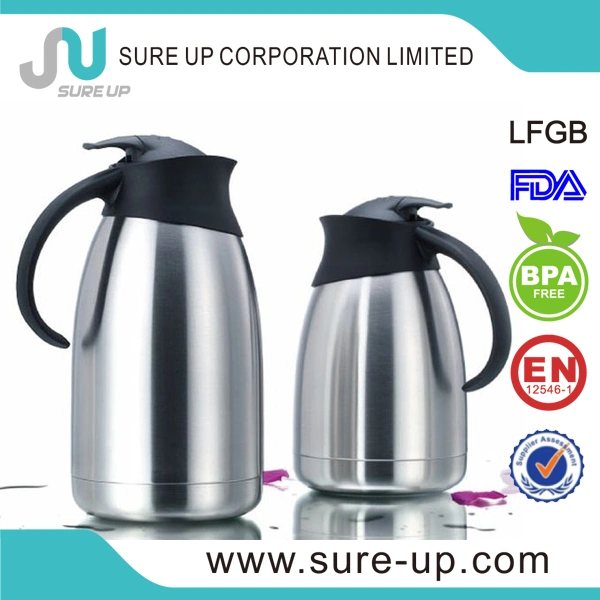 Wholesale Double Wall Stainless Steel Vacuum Jug Coffee Pot Thermos Pot