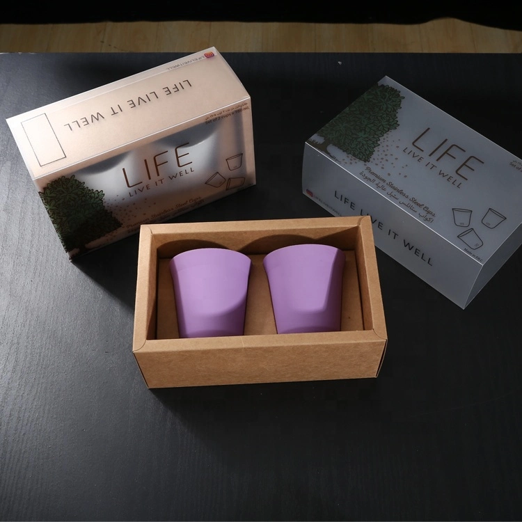 Mini Milk Tea Cup Nespresso Coffee Cup with Custom Gift Box Set