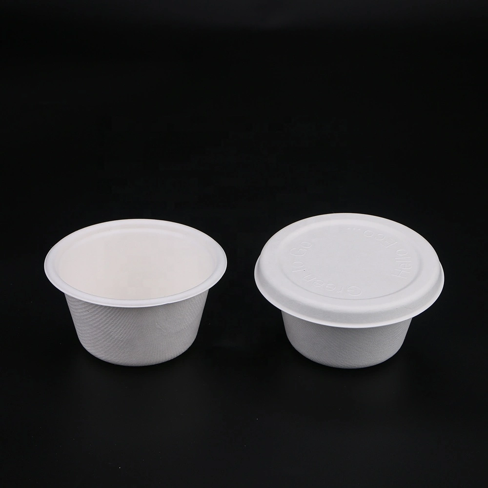 Umweltfreundliche Großhandel/Lieferant Take-out Small Cup 4 Oz Bagasse Cup biologisch abbaubar Geschirr