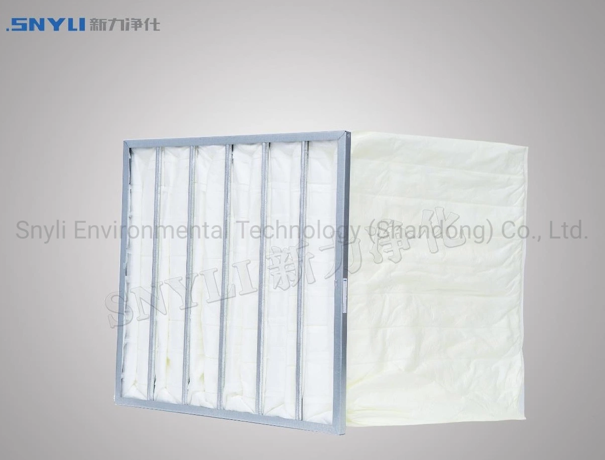 F5-F9 Synthetic Pocket Bag Pre Air Filters Secondary Filter for Cleanroom