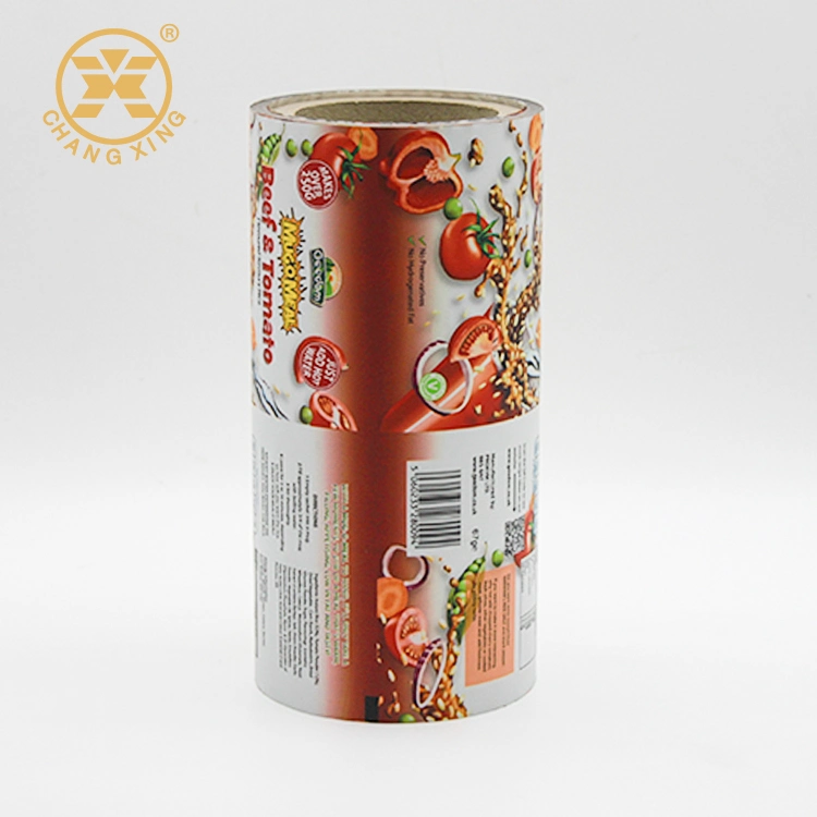 Custom Barrier Plastic BOPP/VMPET/PE Film for Cereal Bar Packaging