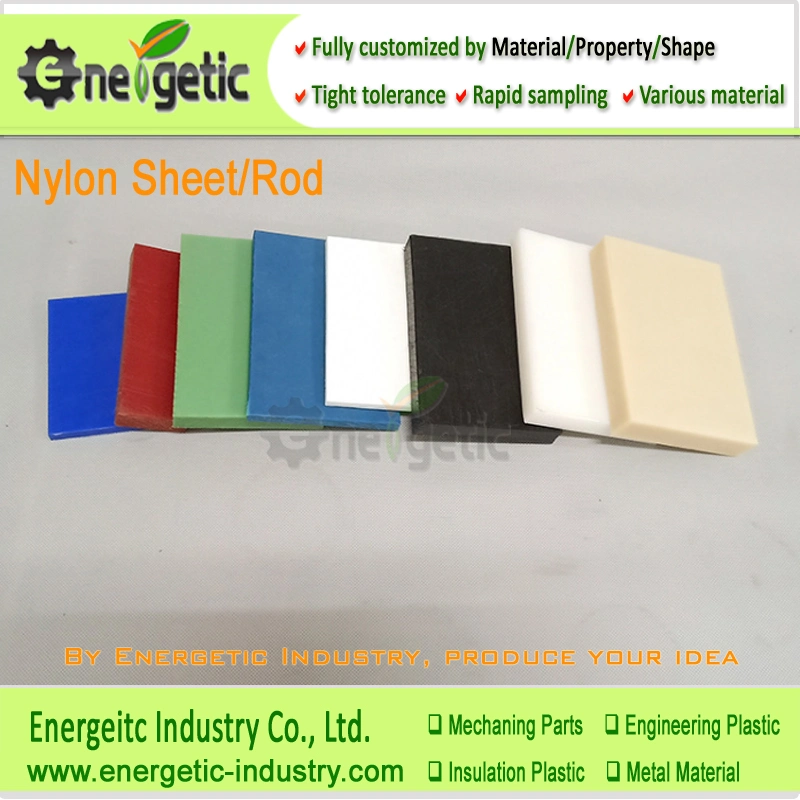 Polyamide Feuille nylon 66, barre de blocs en Nylon, nylon, nylon plastique de blocs, tige en nylon, nylon Bar, PA feuille, tige en nylon MC