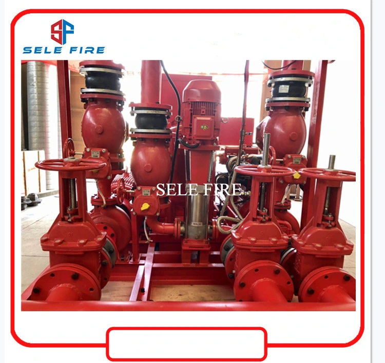 End Suction Fire Pump Mounted Fire Fighting System Centrifugal Water Pump UL/FM