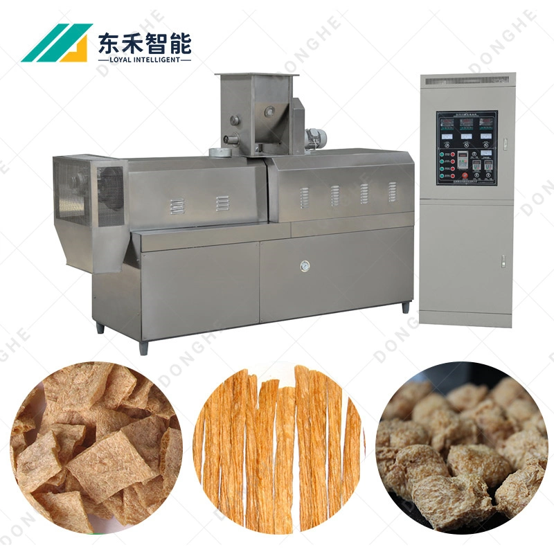 Soya Chunks Meat Making Machine Soy Protein Manufacturing Extruder Production Line