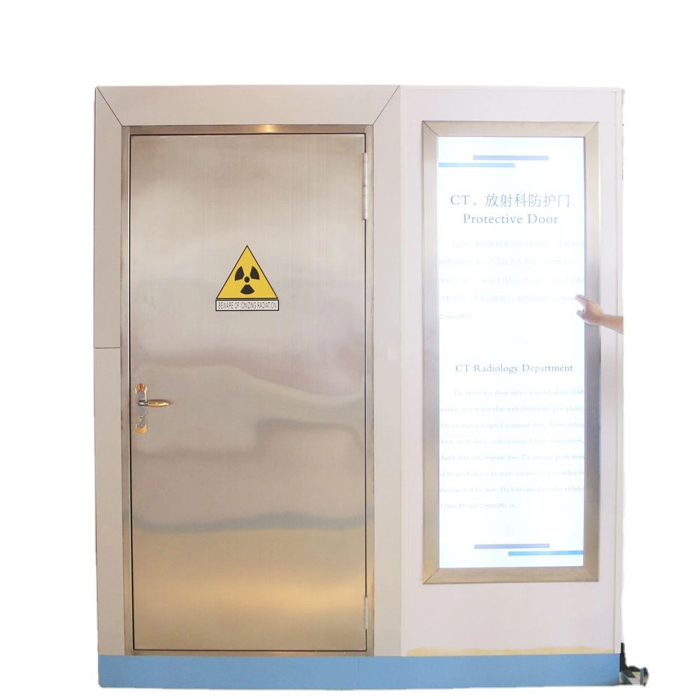 ICEN 4mm 5mm X Ray Lead Door Shielding Automatic Anti Radiation Door For Ct Room