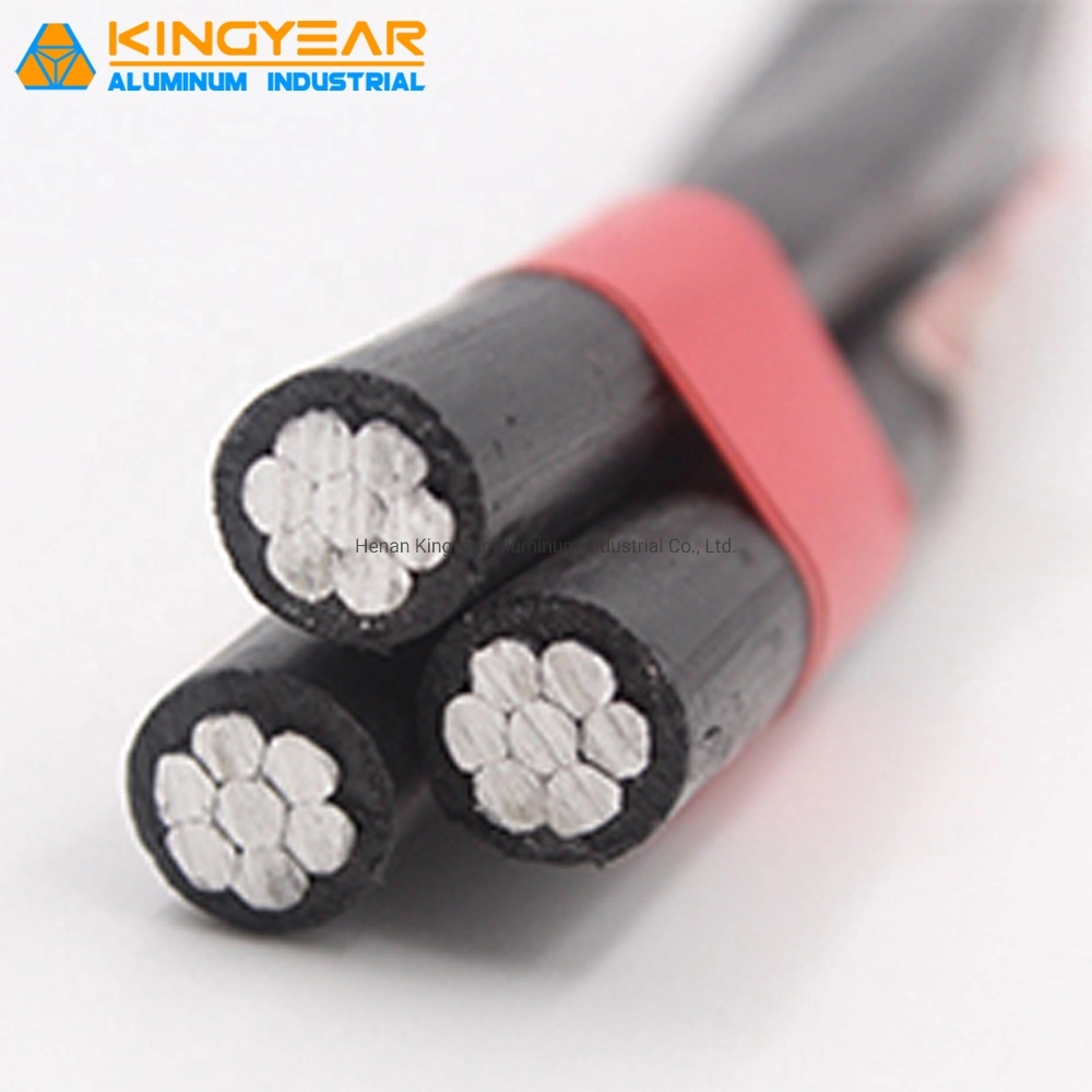 0.6/1kv Triplex AAAC Cable mensajero neutral 2/0 AWG Cyclops Cable Triplex