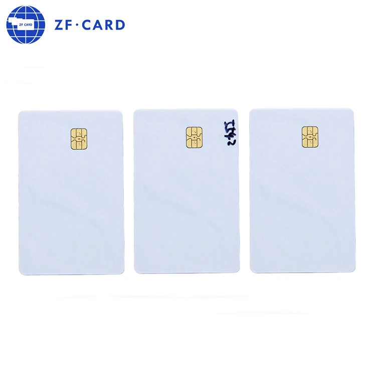 Cr80 Size FM4428/FM4442 Chip RFID Contact IC Card