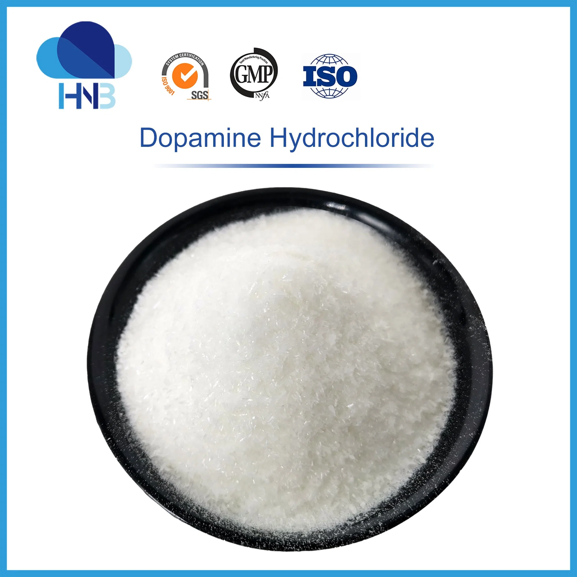 GMP Factory Pharma Dopamine CAS 80214-83-1 Strength Product 99% 3-Hydroxytyramine HCl