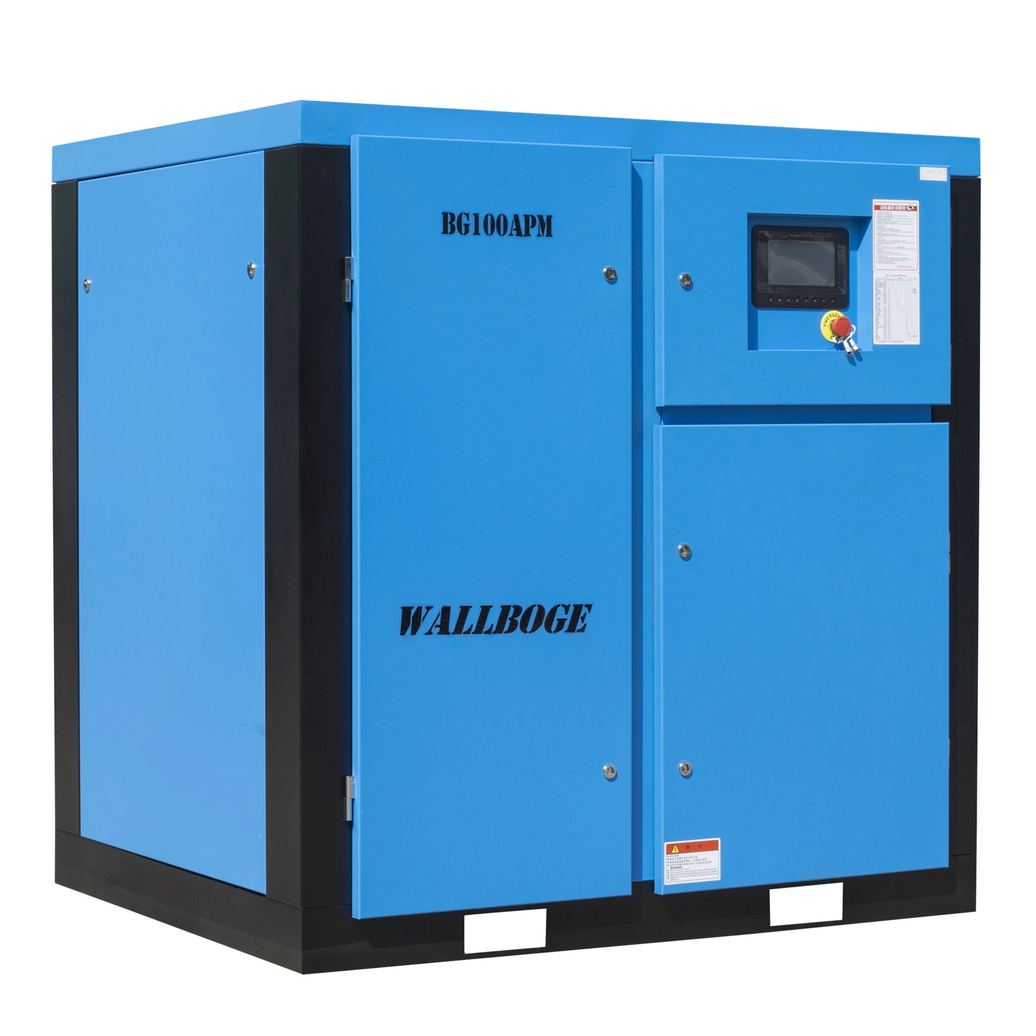 Industrial Electric Screw Compressor Machines 75kw 100HP Pm Motor VSD Rotary Screw Air Compressor