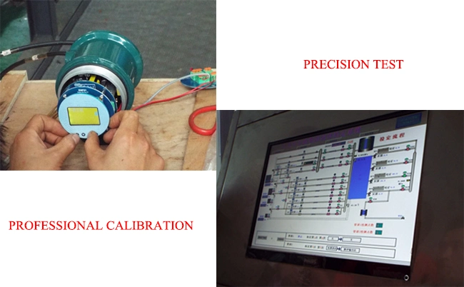 24VDC/220VAC Wastewater Magnetic Flow Meter with Transmitter Calibration Standard