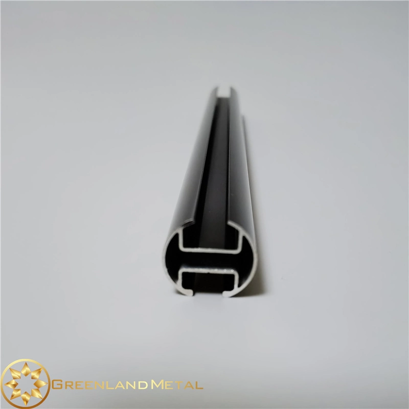 Gl4030- Black Color Aluminium Alloy Curtain Rod