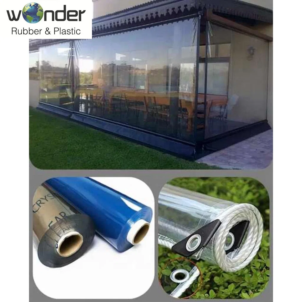 Environmental PVC Hyaloid Membrane High Transparent TPU EVA Thin Film PVC Film Food Grade PVC Soft Film Roll Material