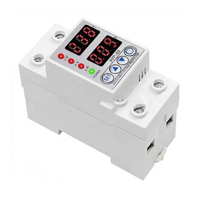 Zoii Brand Warranty 2 Years 40A 63A Adjustable Automatic Indicator Digital Relay Delay Over and Under Voltage Protector 220V Electric Protector