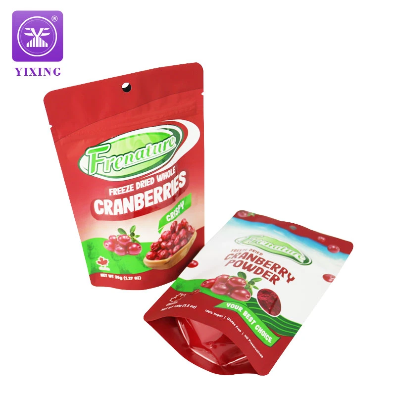 Kundenspezifischer Druck Polythene UV Kunststoff Aluminium Folie Lebensmittel Snack Verpackung Tasche Mylar Stand Up Pouch Kraftpapier Ziplock Reißverschlusstasche