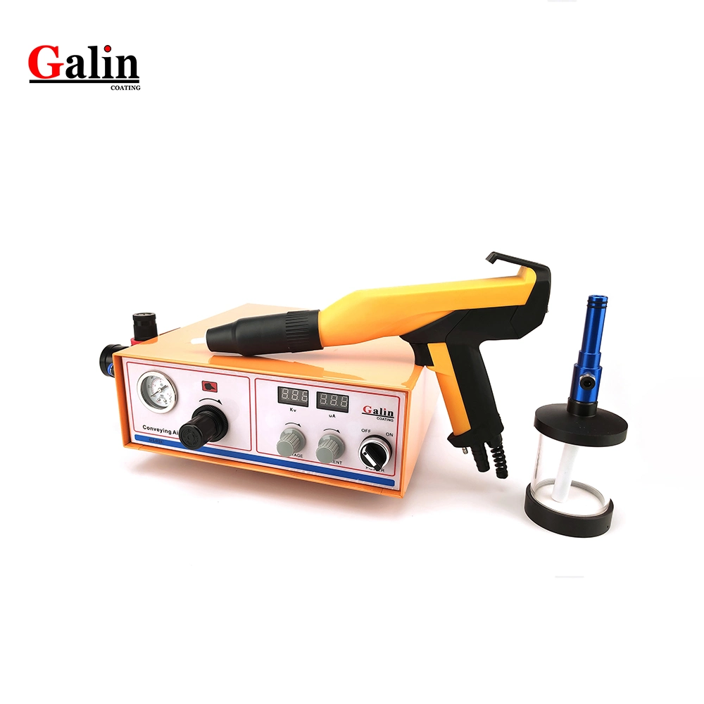 Powder Cup Small Portable Test Electrostatic Powder Coating Machine for Metal Finish (Galin-02C)