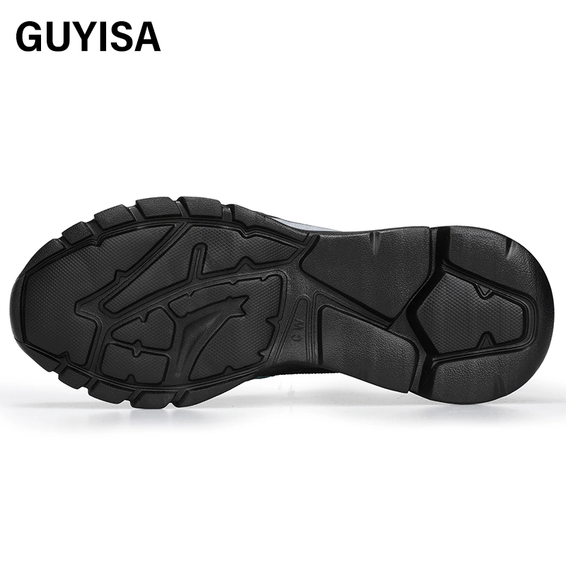 Guyisa Fashion Sports Comfortable Wear Resistant Safety Shoes Light Elastic Industrial Protective Shoes