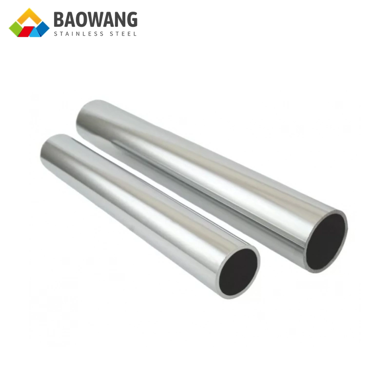 5.8m Length Round Square Shape 201 Rectangular Stainless Reinforcing Steel Pipe