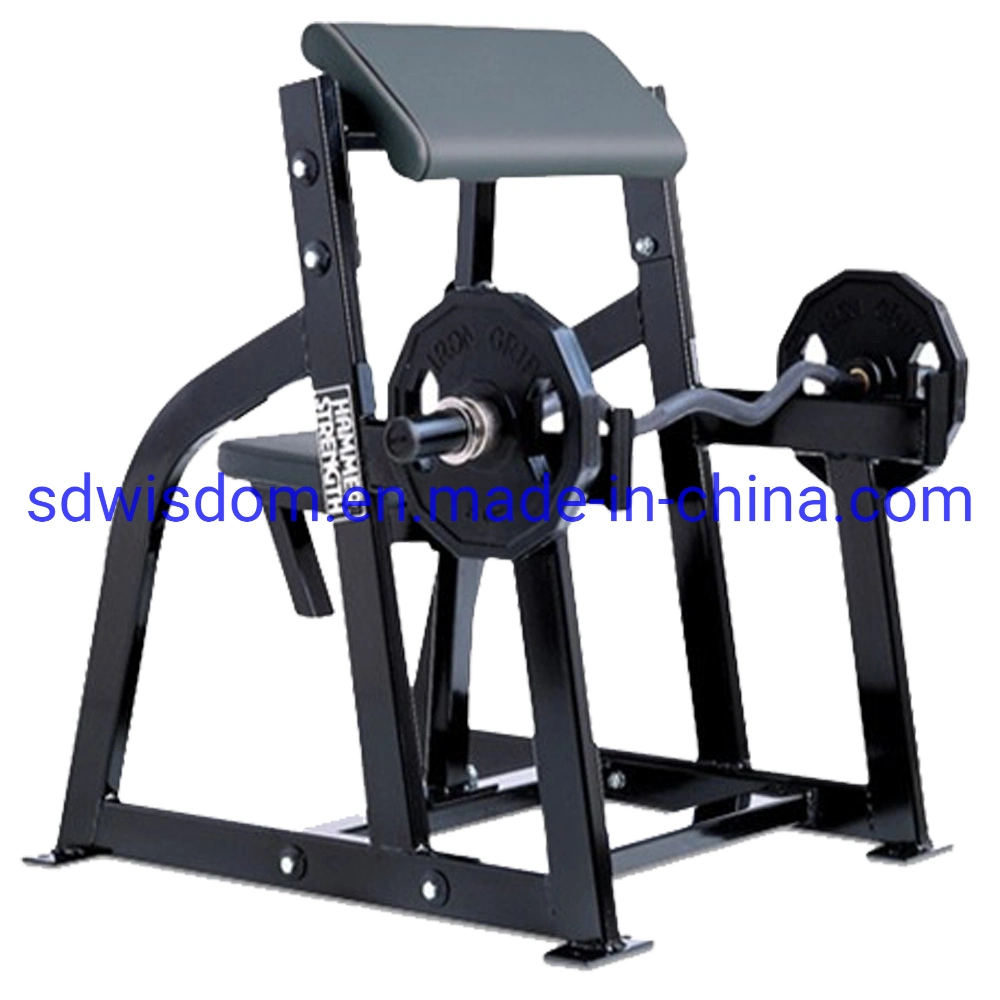 Professional Strength Training Exercise Gym Fitness Equipment Biceps Machine Seated Arm Curl