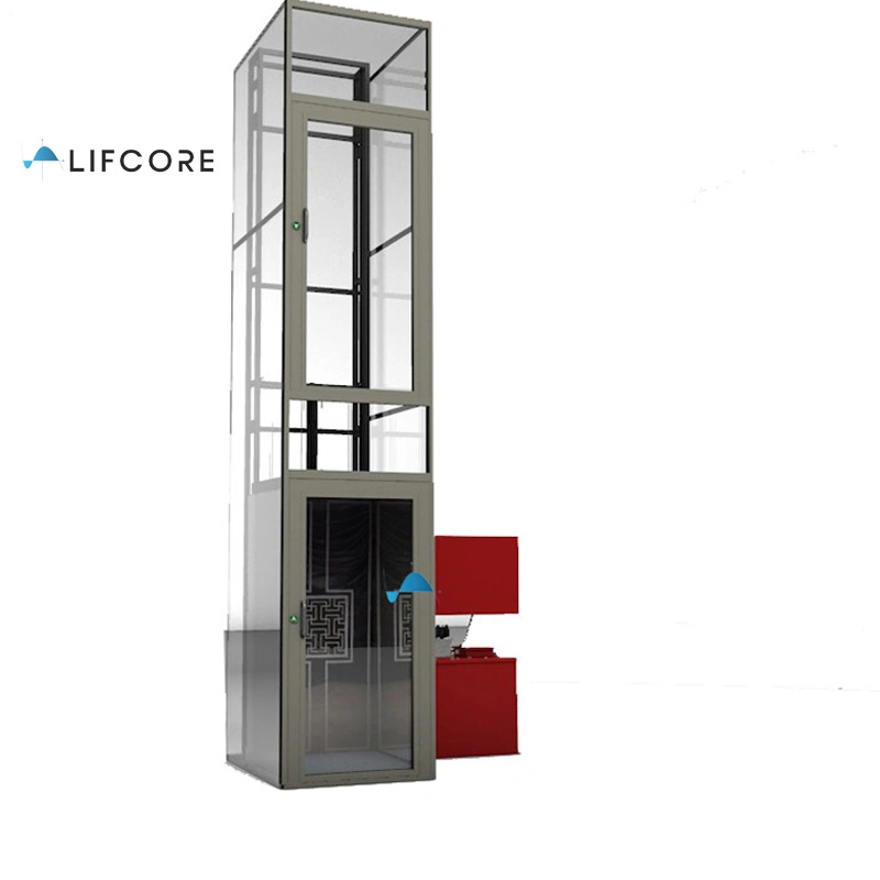 2-4 Passenger 400kg Outdoor Lift Elevators Residential Lifts for 2-4 Floors