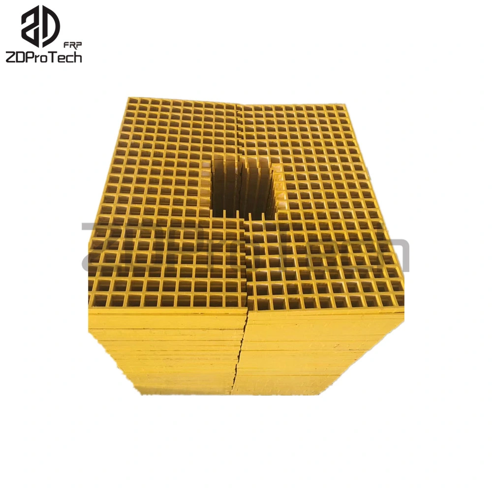 Tree Grating Municipal Garden Engineering Greening Tree Root Protection Panel FRP Grating Price