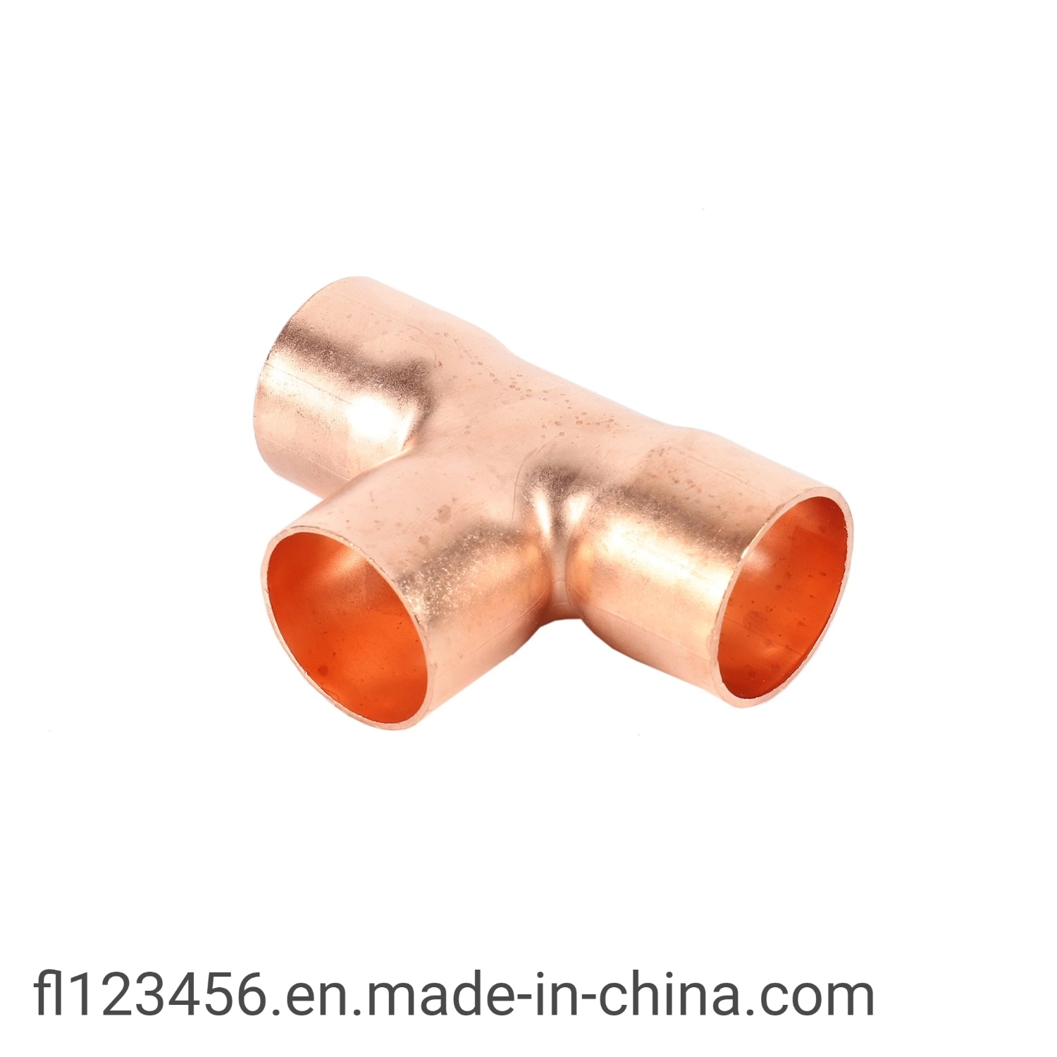 High quality/High cost performance 3 Way Tee Copper Tube Pipe Copper Pipe for Air Conditioner Copper Press Fittings