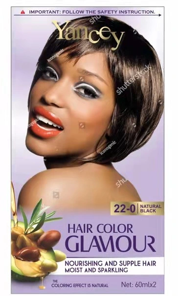 Professional Use Salon Hair Color Cream Permanent Hair Colour Cream for Woman