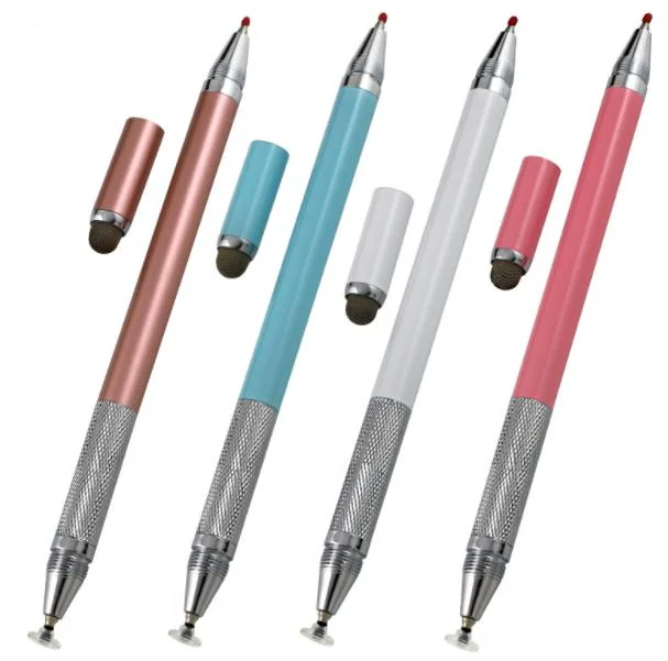 Custom Handy Touchscreen Stylus Tuch Kopf Transparent Disc Stift Flachzeichnung Stift 3-in-1 Stylus