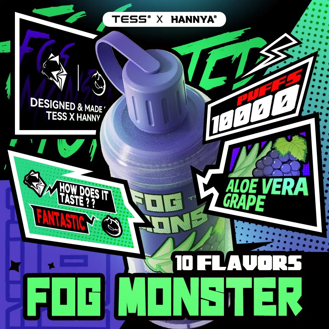 Esferográfica Vape descartável sabores completos Tess Factory preço por grosso directo