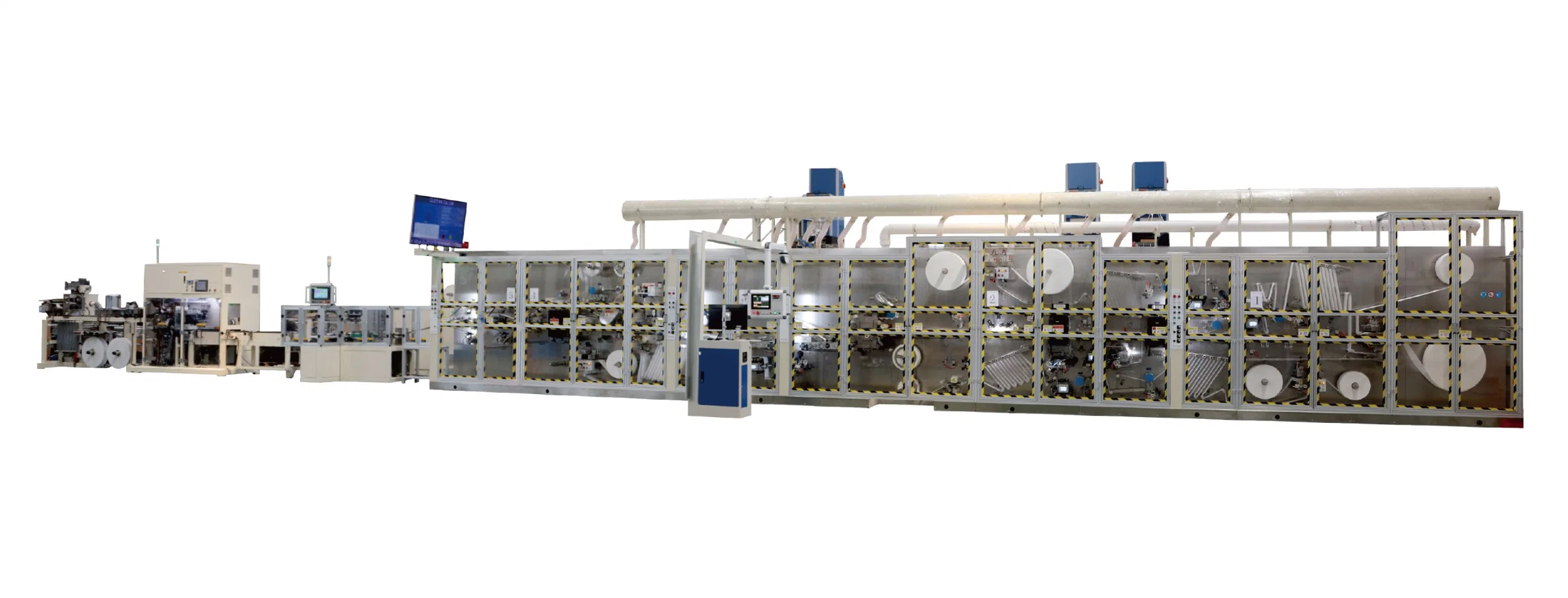 New Automatic Jwc Transparent Film for Baby Diaper Sanitary Paper Machine