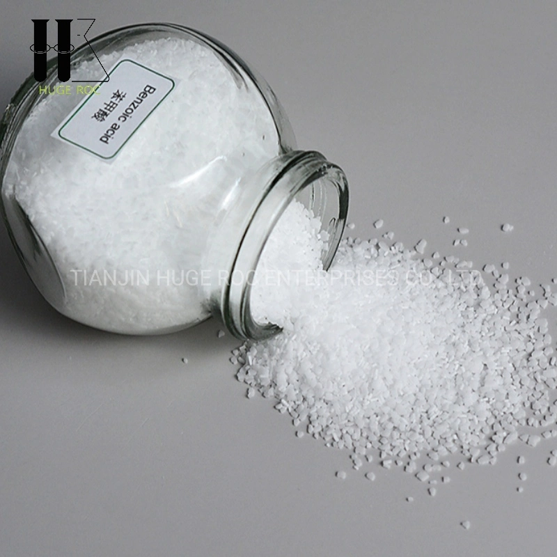 مصنع Direct Acid benzoic الطعام من الدرجة الحافظة فاكهة، توت، عصير، مربى، مشروبات معلّقة