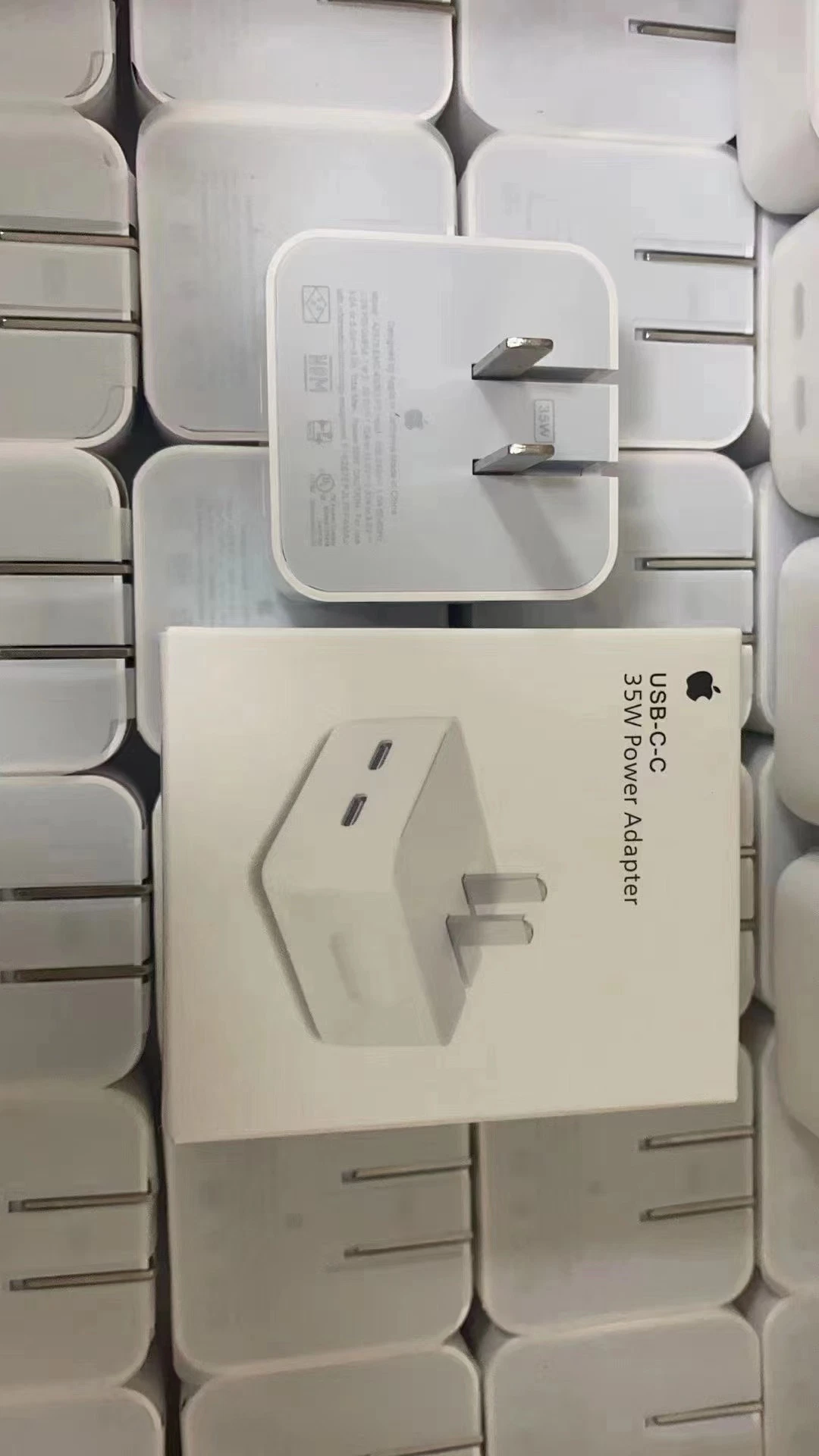 Cargador de teléfono original adaptador de alimentación compacto USB-C doble puerto 35W Para iPhone15/15 PRO /15 PRO Max