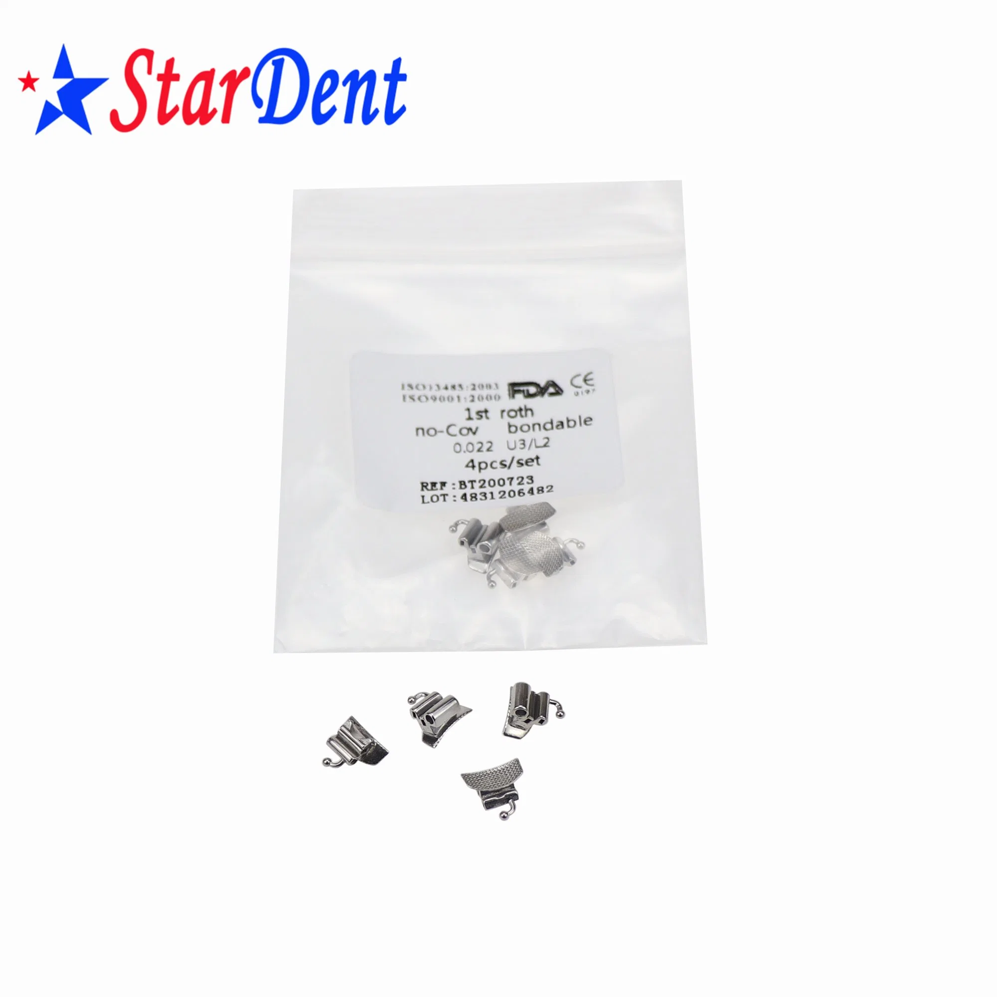 Good Quality Dental Orthodontic Buccal Tube 4PC/Bag