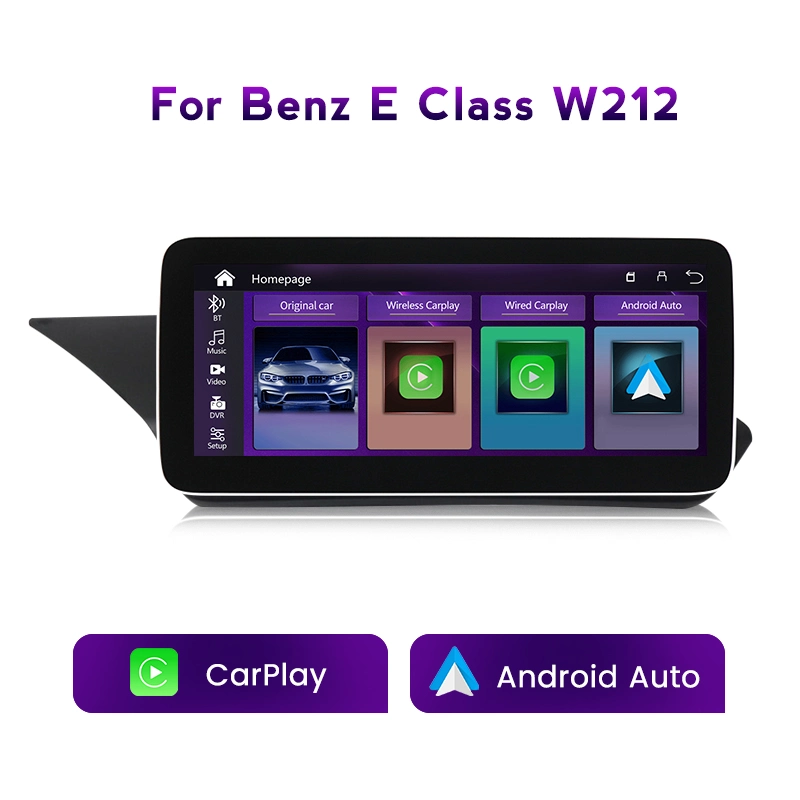 Wireless CarPlay Android Auto Auto Multimedia-Bildschirm für Benz E KLASSE W212 W211 E180 E260 E350 E500 E550