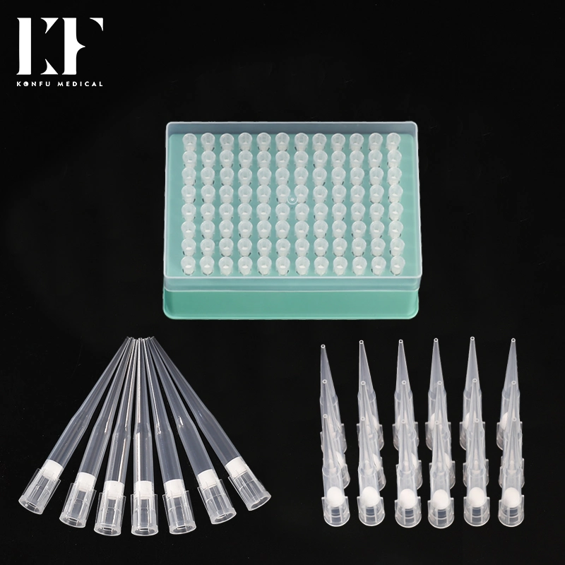 Konfu Medical -Kfbt250A 250UL Beckman Automatic Pipette Tips for Medical Supply