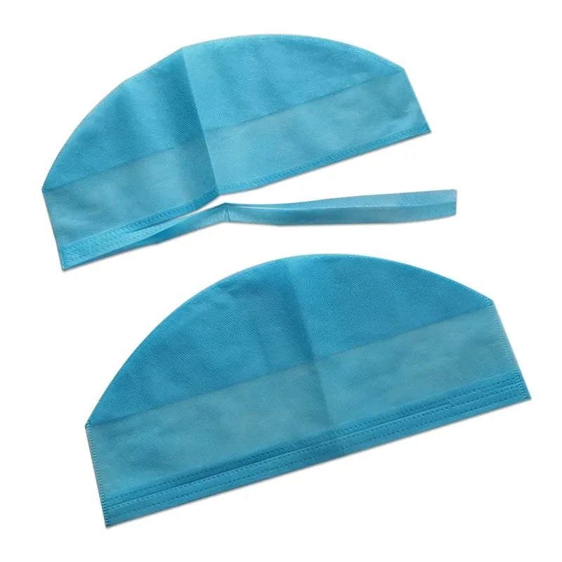 Wholesale/Supplier Disposable Nonwoven Medical Doctor Surgeon Cap with Ties