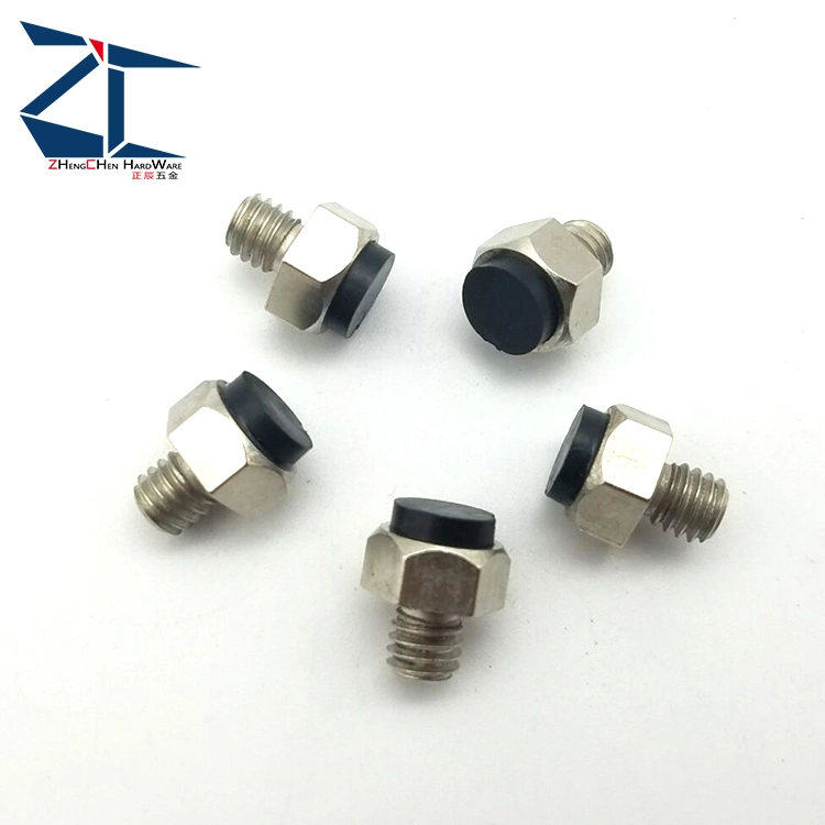 Usteh Ussteh Stainless Steel Screw Stop Pins with Urethane