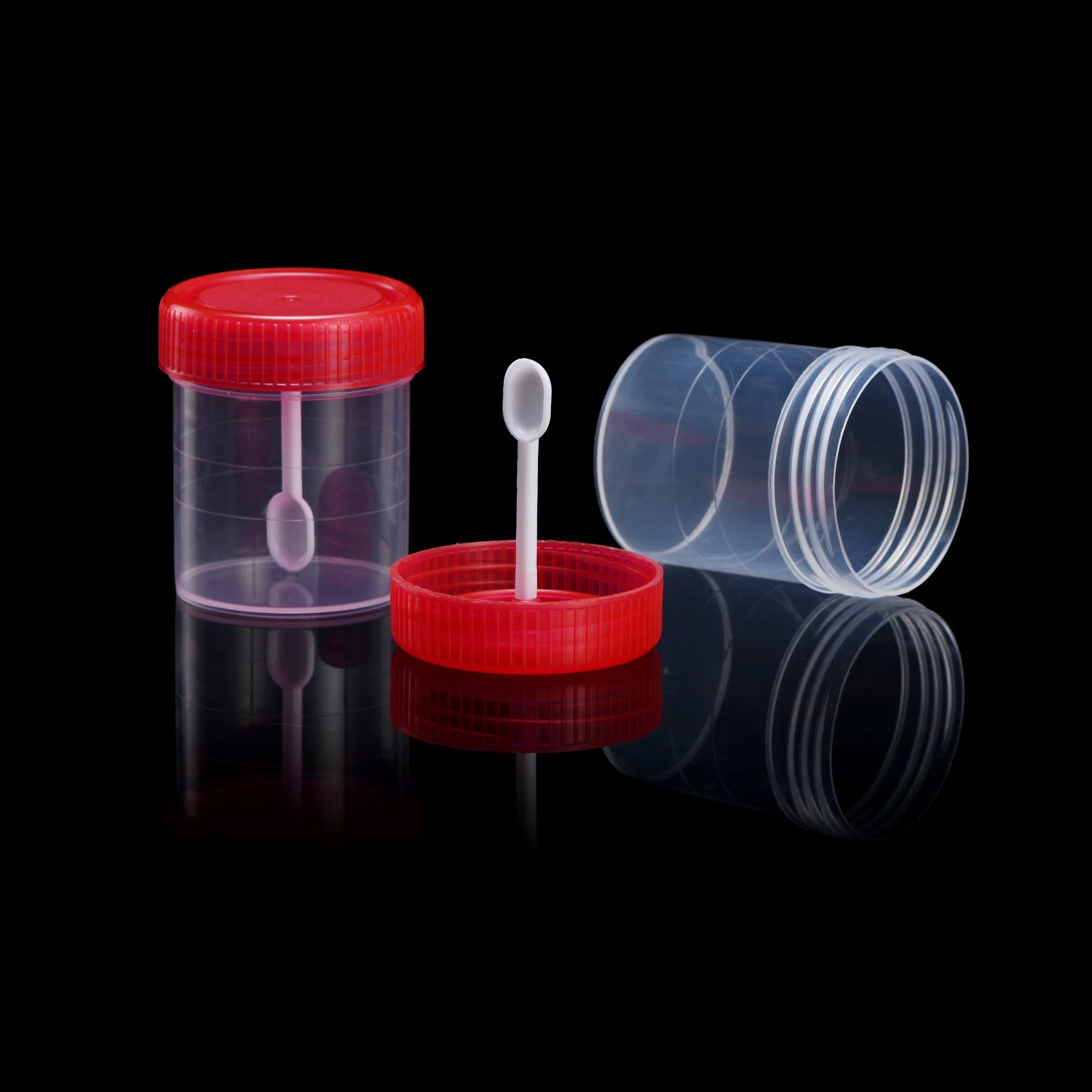 60ml Stool Spicemen Tick Mark Sample Cup