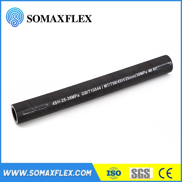 SAE 100 R12/ DIN En856 4sh Hydraulic Rubber Hose