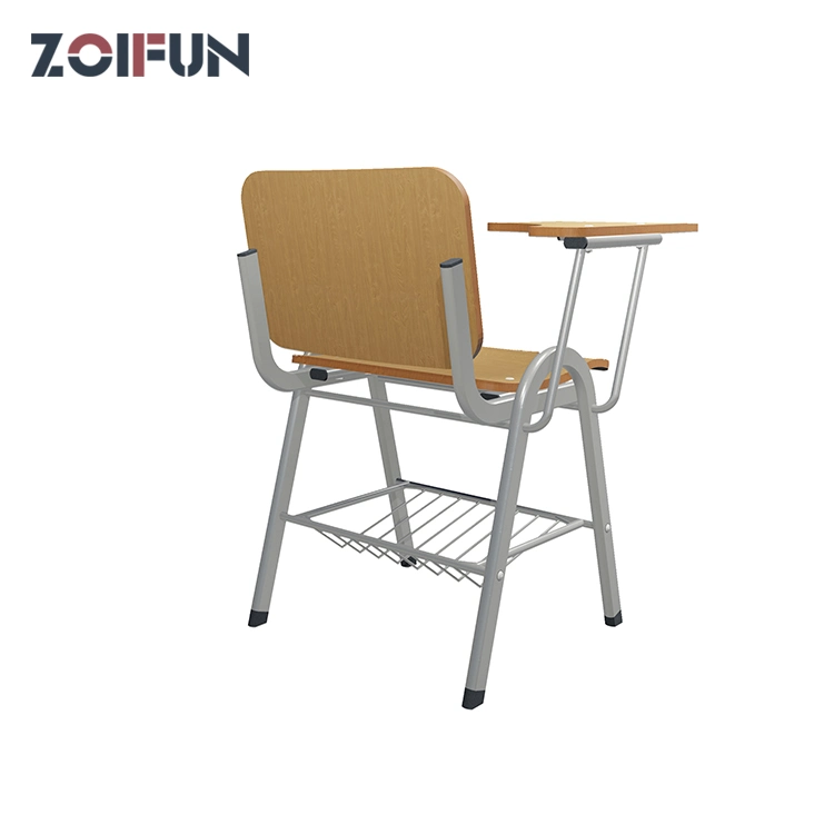 University School Furniture Desk and Chair Set/Wooden Plywood MDF Board Pad Chair