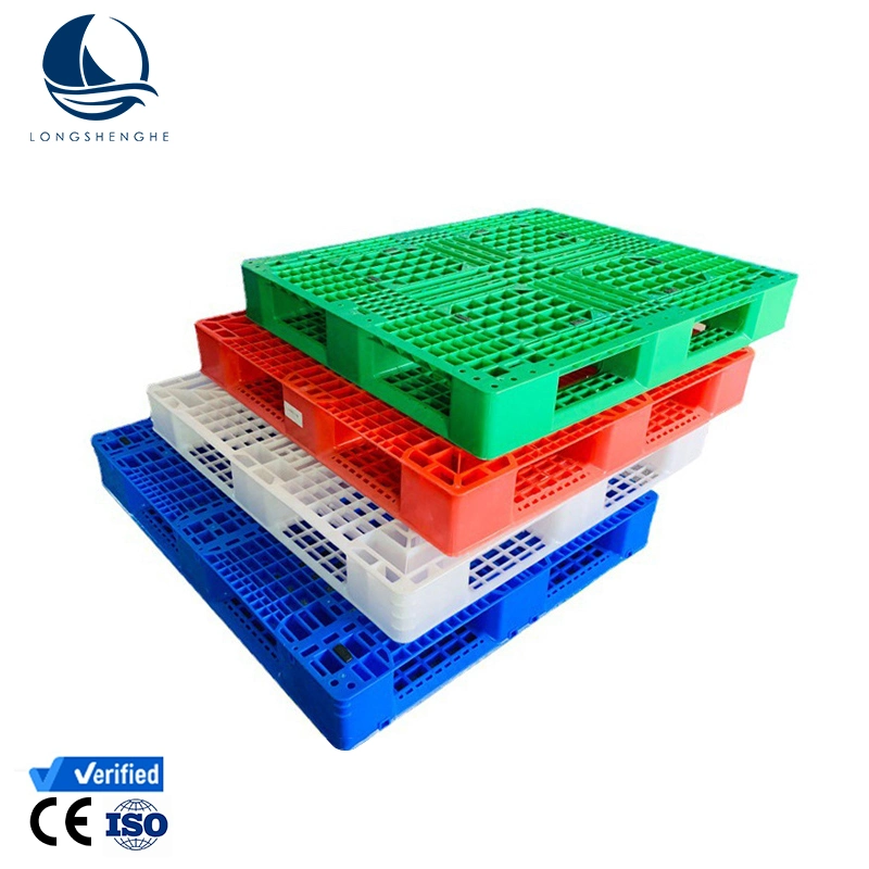 Longshenghe Heavy Duty Plastic Pallet Cheap Price Reinforced Racking Euro 3 Runners