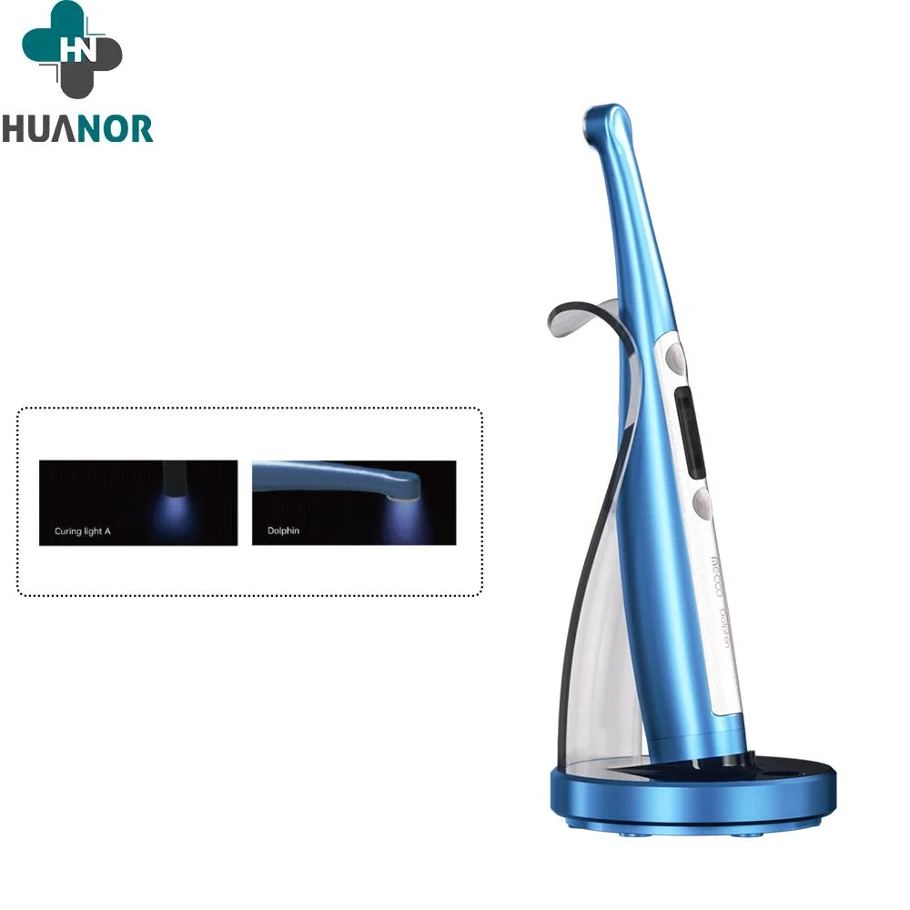 High quality/High cost performance  Factory Price Dental Dolphin LED Curing Light with Caries Detector Metal Dental Light Cure