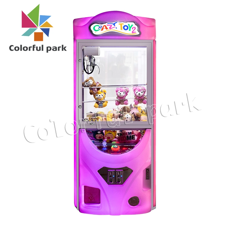 Wholesale/Supplier Arcade Game Machine Crazy Toy 2 Crane Claw Machine for Sale