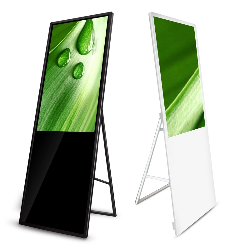 65 polegadas Android Poster LCD Jogadores de Publicidade Monitor de Tela Sensível ao Toque Sinalização Digital Portátil e Displays.