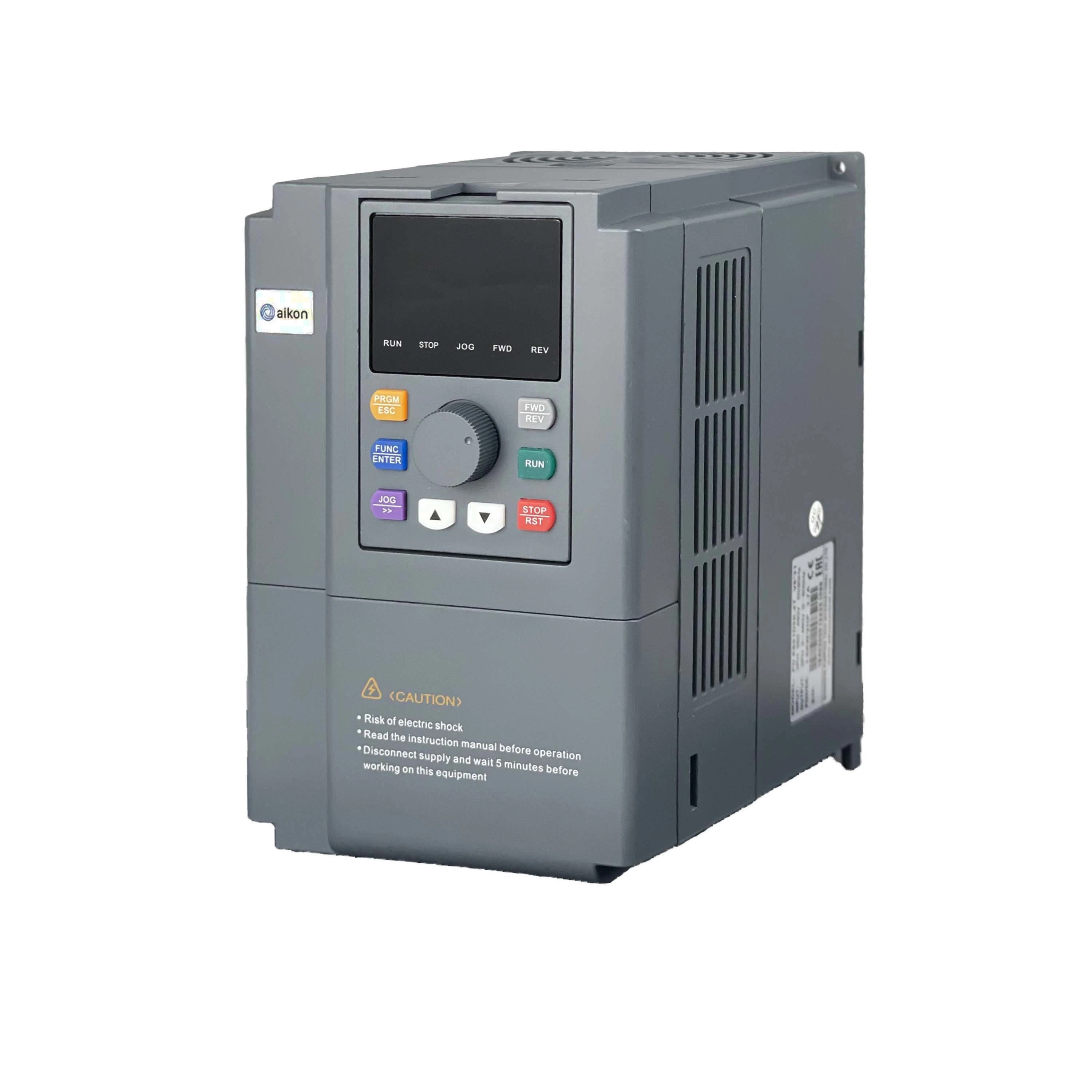 Industrial Use 11kw 15HP Electric Motor Inverter 3 Phase 50Hz 60Hz 220V 380V AC Variable Speed Drive