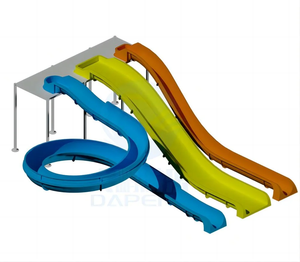 Outdoor Water Park Amusement Kid Play Sets Above Ground Pool Water Slide