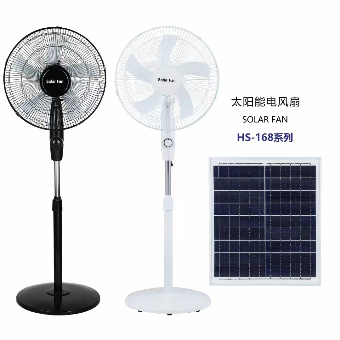 Solar Stand Fan Output Rechargeable Multi- Function Remote Controller Fans Solar Fan Light