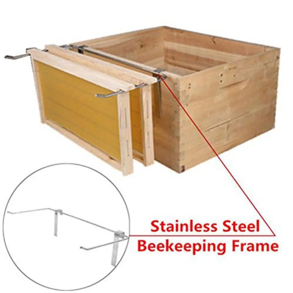 Stainless Steel Beekeeping Equipment Tool Bee Hive Frame Holder to Protect Bee Sting Capture Grip Beekeeping Accessory