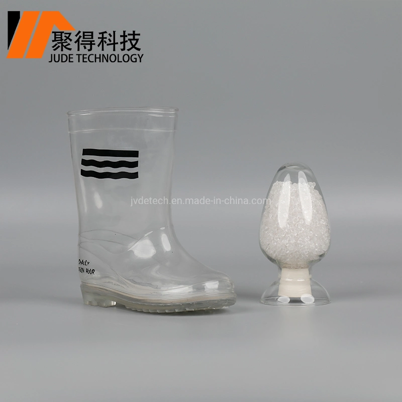 PVC suave transparente Gránulos de plástico compuesto de PVC para botas de lluvia, mangueras
