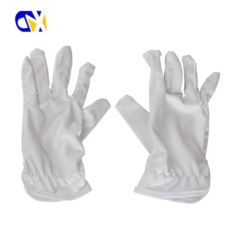 White Microfiber Cloth Dust Free Jewelry Jewellery Cleaning Polishing Hand Gloves